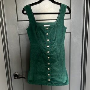 Urban Outfitters green snap dress